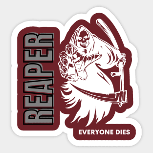 Halloween reaper Sticker